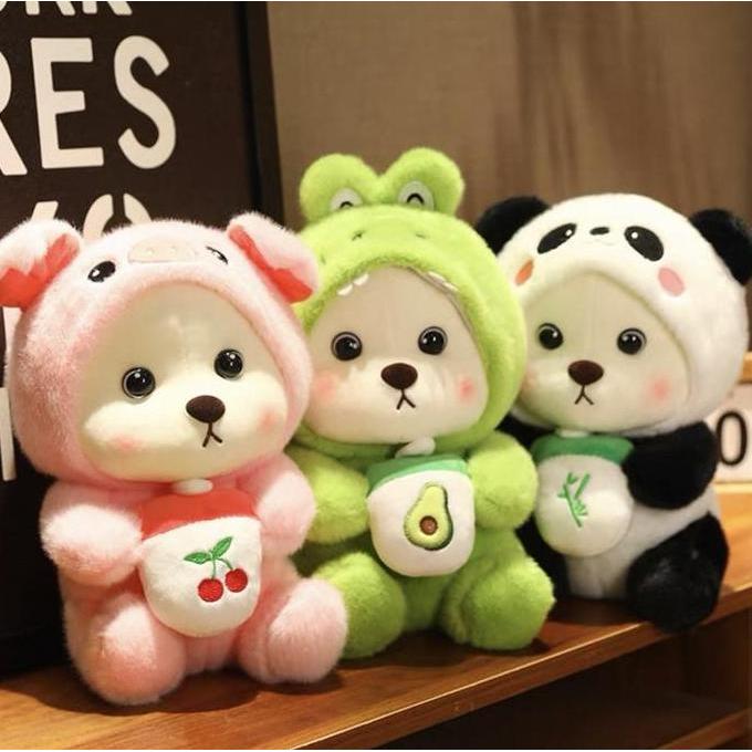 Berkualitas Mainan Boneka Karakter buah Bear Viral Kado Ulang Tahun Pacar Mainan Anak Gemoy Lembut