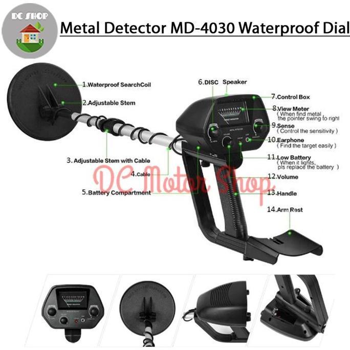Md4030 Gold Metal Detector Emas Logam King Detektor Md-4030