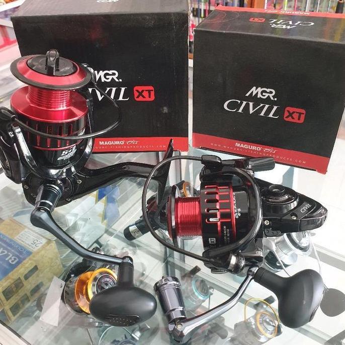 Super Murah, Reel Maguro Civil Xt 5000 6000 Sw Ph Riil Pancing Spinning Salt Water Power Handle Bras