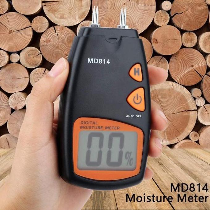 Moisture Meter Md814 Mc Tester Kayu Wood Kertas Katun Cotton Kadar Air
