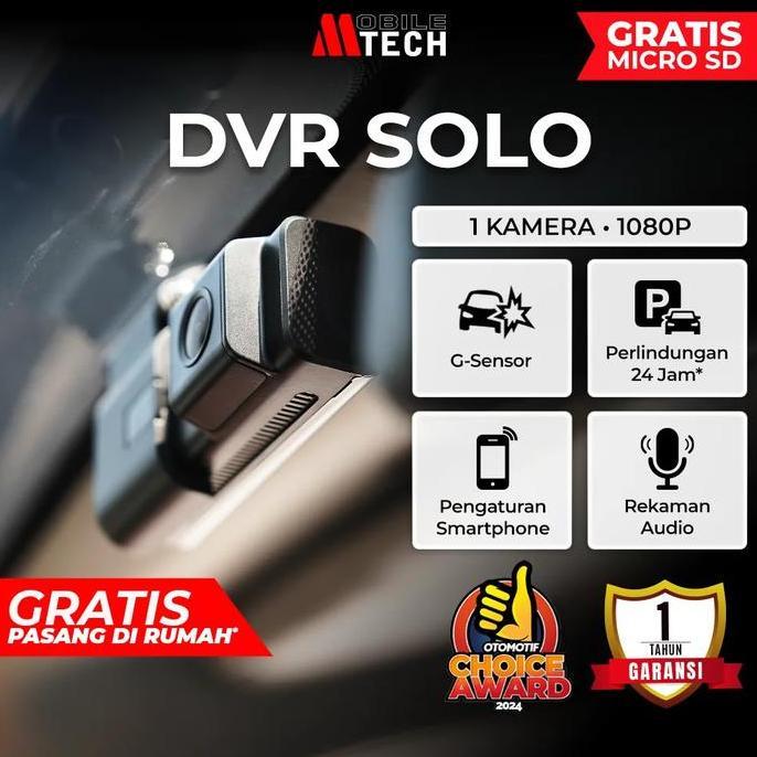 Promo Dashcam MobileTech Kamera Mobil SOLO Depan Cctv Car Diskon