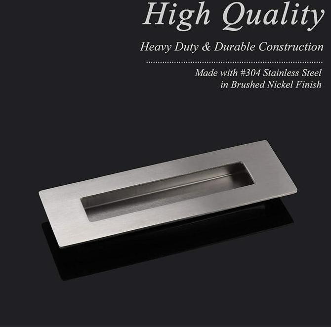 Tarikan tanam stainless 304 handle pintu kayu aluminium geser sliding