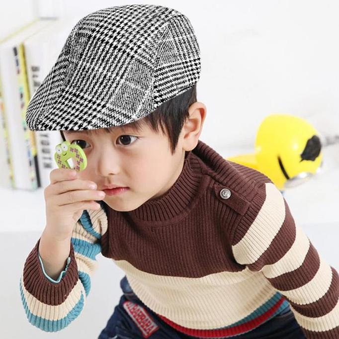 Topi Seniman / Kodok / Pelukis / Flat cap Wool Anak Kecil