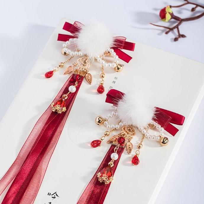 Jepit Imlek / Jepit Rambut Imlek / Bando Imlek Sincia CNY / Jepit Sincia Anak / Jepitan Imlek