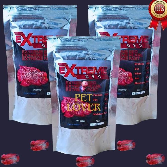 Fishtoday- Pelet Louhan Extreme Red Memerahkan Warna Dan Mutiara Lohan