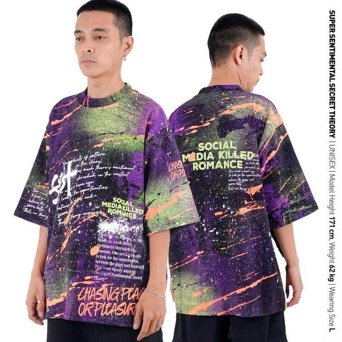 SSST Dazzle Heavyweht Oversize Tshirt Full Print