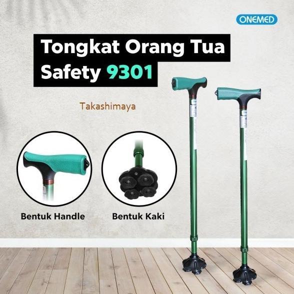 Tongkat Orang Tua Onemed 9301 Alat Bantu Jalan Orang Tua