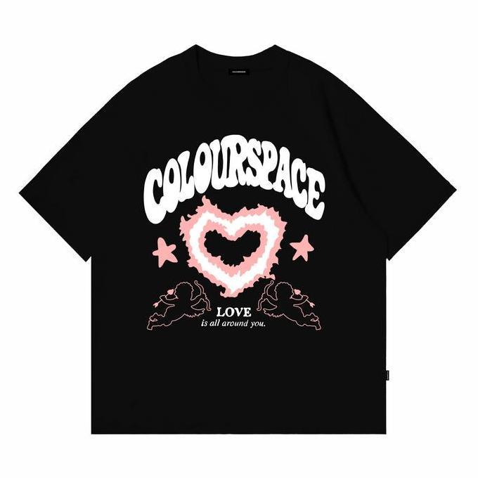 T Shirt Heavyweht 16s - Colourspace - Lovish Black