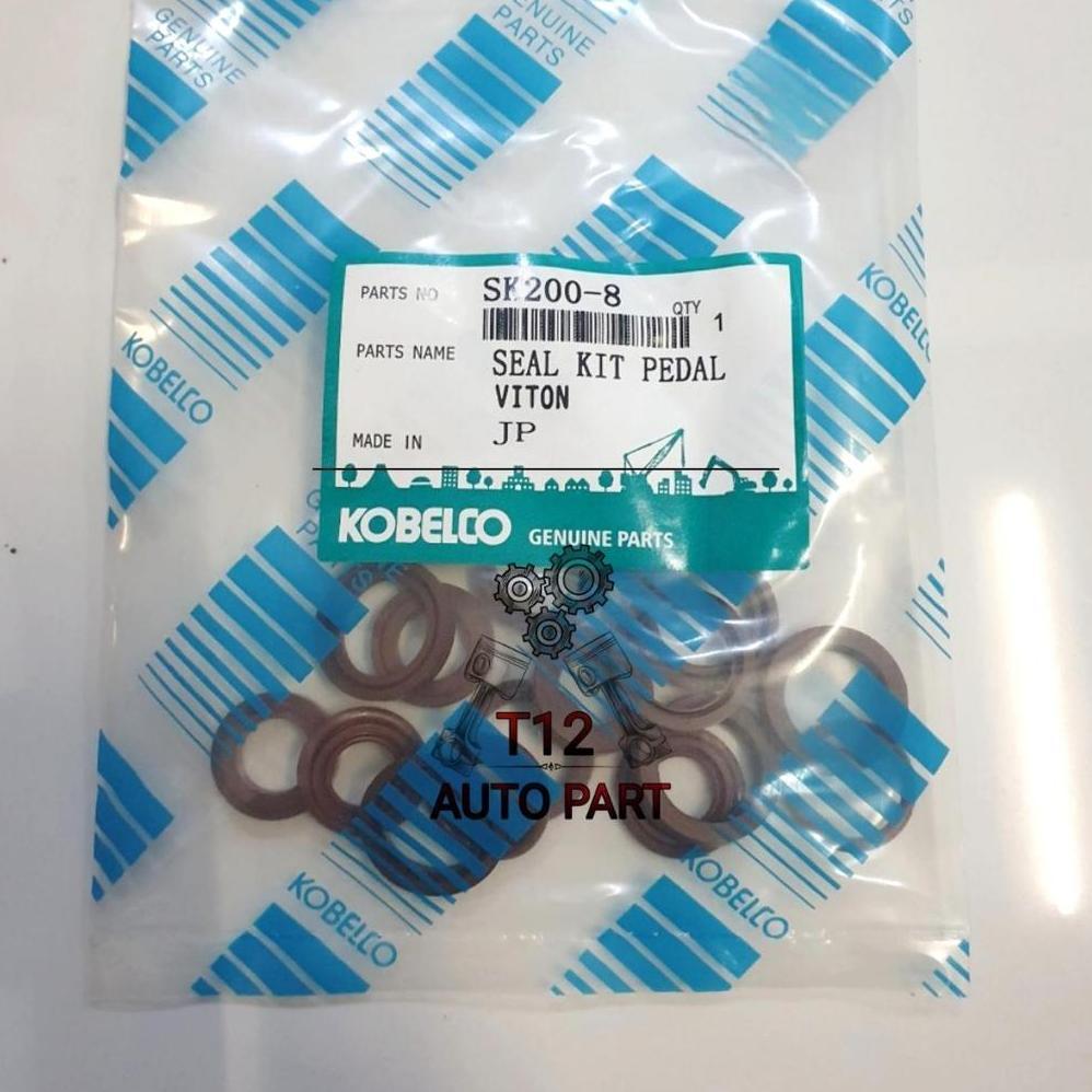 SEALKIT HANDLE PEDAL KAKI SK200-8 SK 200-8 KOBELCO SEAL KIT FOOT VALVE VITON