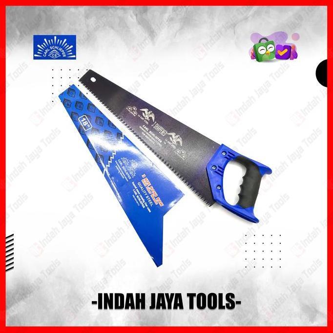 TERLARIS CARL SCHLIEPER Gergaji Kayu Gorok 18 Inch GAGANG KARET cap mata BISA GRAB