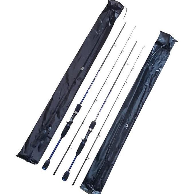 TERLARIS Joran Pancing BC CARBON MINATO 180-198 GAGANG JAPAN STYLE 17LBS