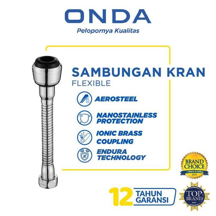 Onda Sambungan Kran Fleksibel / Kepala Penyambung Kran Cuci Piring Murah