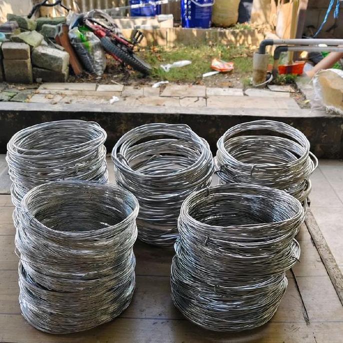 Lansungkirim- Paket Kawat Alumunium 30 Meter Kawat Bonsai Kawat Kerajinan Kawat Jemuran Kawat Rambat