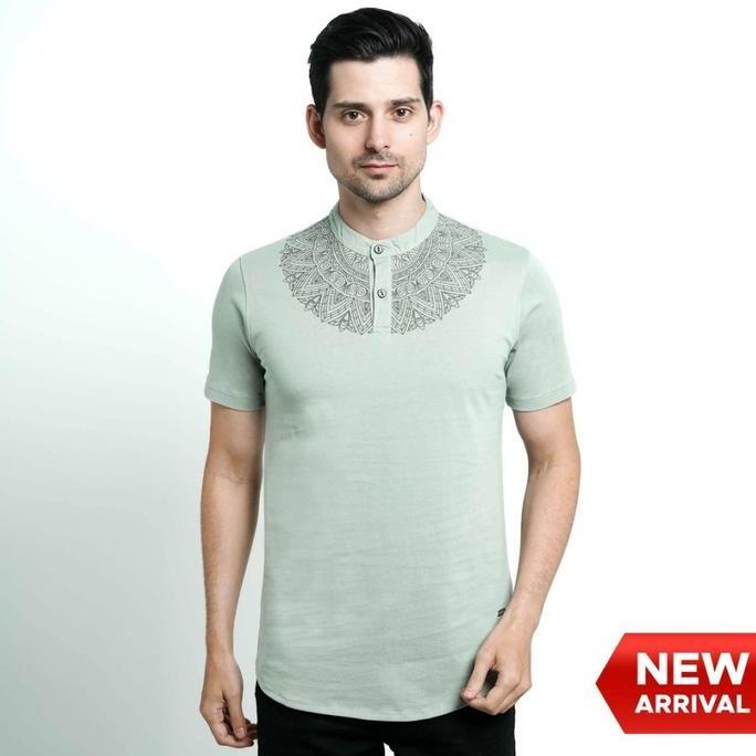 Cressida Men Baju Muslim Slimfit Pria Hijau- Mmxds.Cb008J