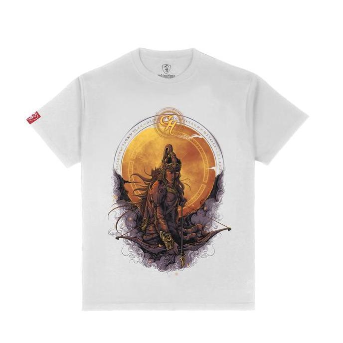 KAOS CULTURE HERO ARJUNA Koas Wayang Budaya Indonesia Cotton 24s Kaos Jawa Kaos Pandawa Arjuna Ready