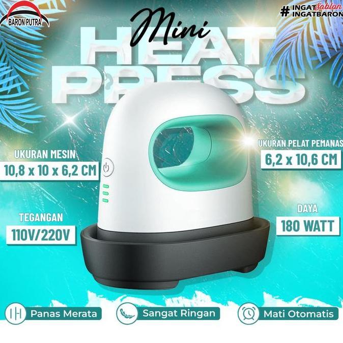 =+=+=+] MESIN PRESS MINI SABLON GREEN KAOS, LOGO, LABEL