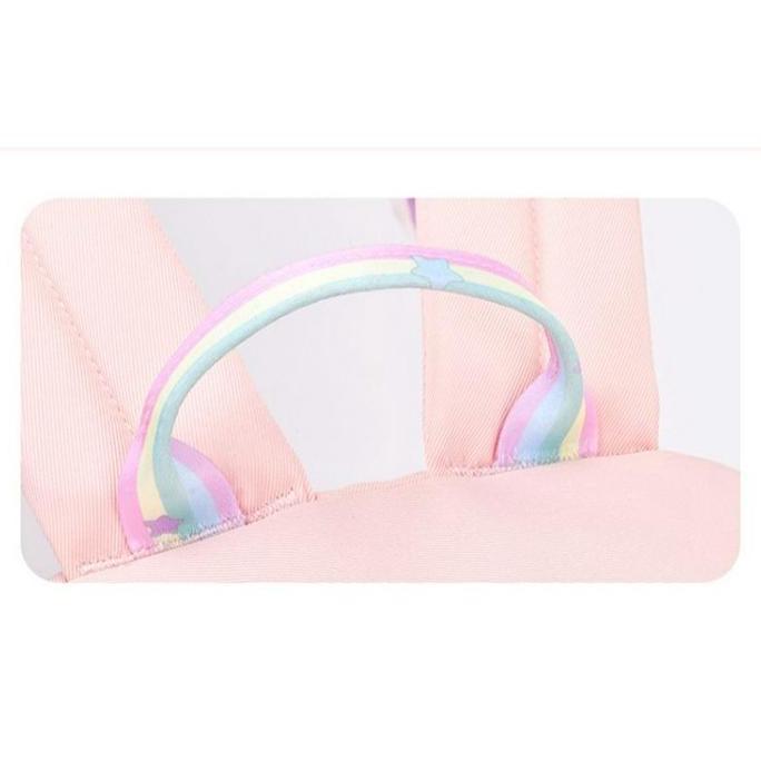 Tas Ransel Backpack Sekolah Anak / Remaja SD SMP SMA Model Polos Fashion tas sekolah perempuan tas s