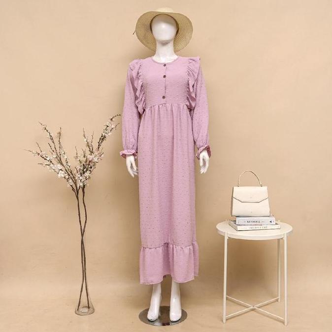 Best Promo, Gamis Couple Ibu Anak Uragiri Lilac Gamis Bayi Akikah