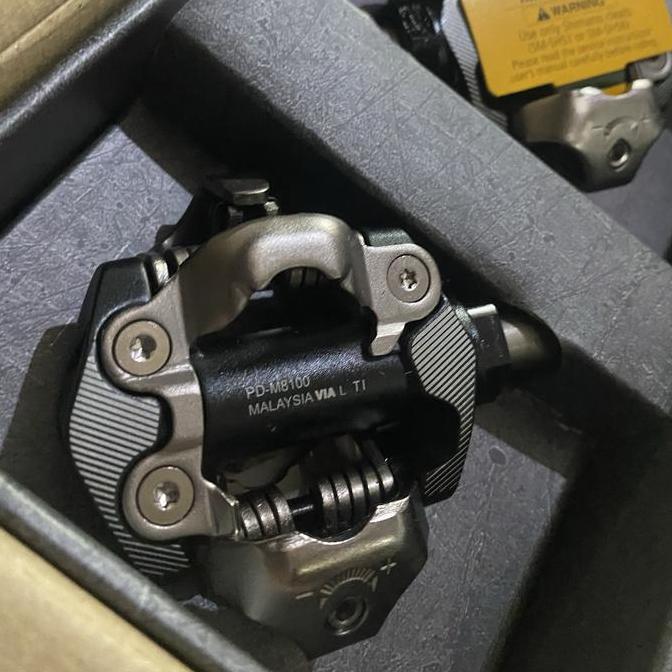 Pedal Shimano Deore Xt Pd-M8100 Pedal Cleat Mtb Sepeda