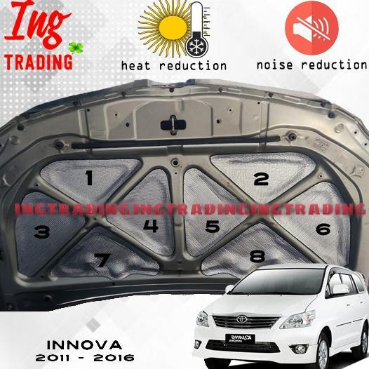 Peredam panas / peredam suara / peredam mobil Kijang Innova barong 2011 - 2016