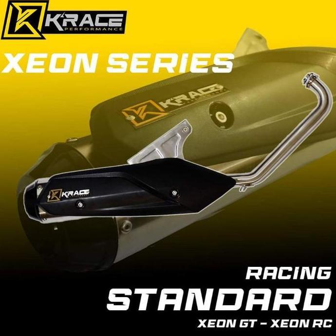 Knalpot Krace Standar Racing Xeon Gt 125 / Knalpot Xeon Rc  Krace Standar Racing Motorcycle