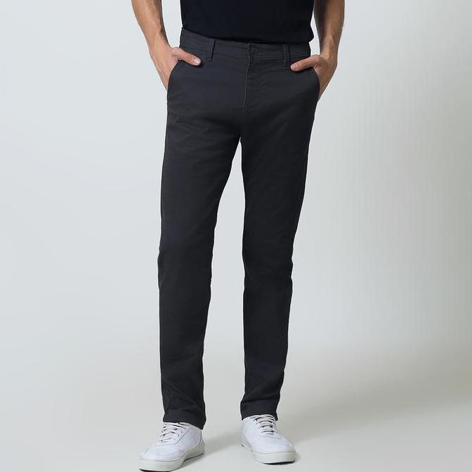 Boyboying- Edwin Jeans - Celana Panjang Chinos Pria Slim Fit Ferando Dark Grey Celana Chino Pria Sel