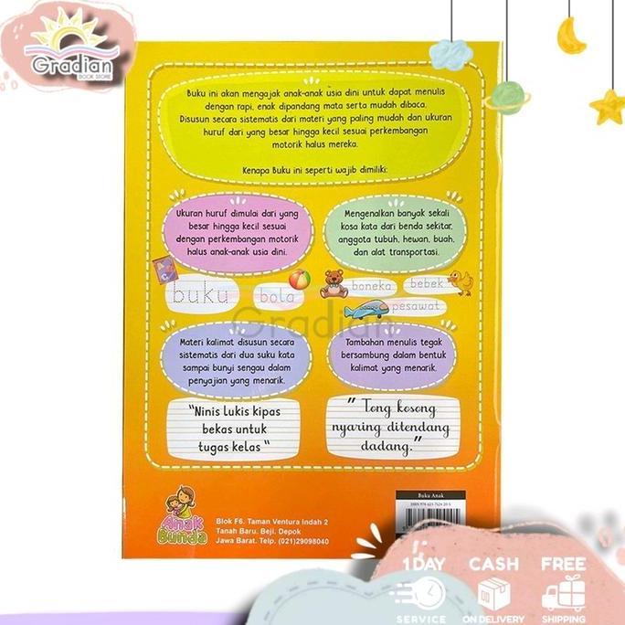 Trapp- Buku Latihan Menulis Dengan Rapi / Buku Latihan Menulis Anak