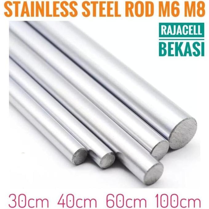 Tools- Besi Smooth Rod As Shaft Cnc Stainless Steel Roundbar M6 6Mm M8 8Mm