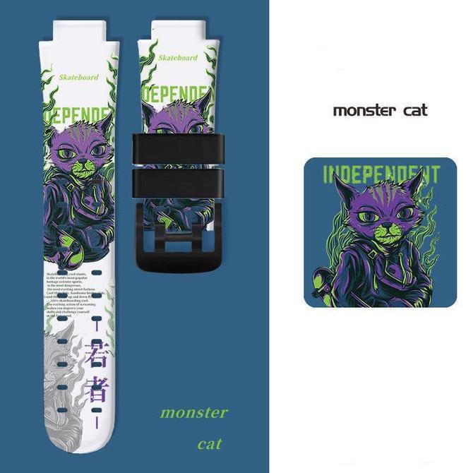 DV105 - Tali Jam untuk Imoo Z1 / Z6 / imoo Z7  Strap / imoo Phone Watch Strap Popular Print Cartoon 
