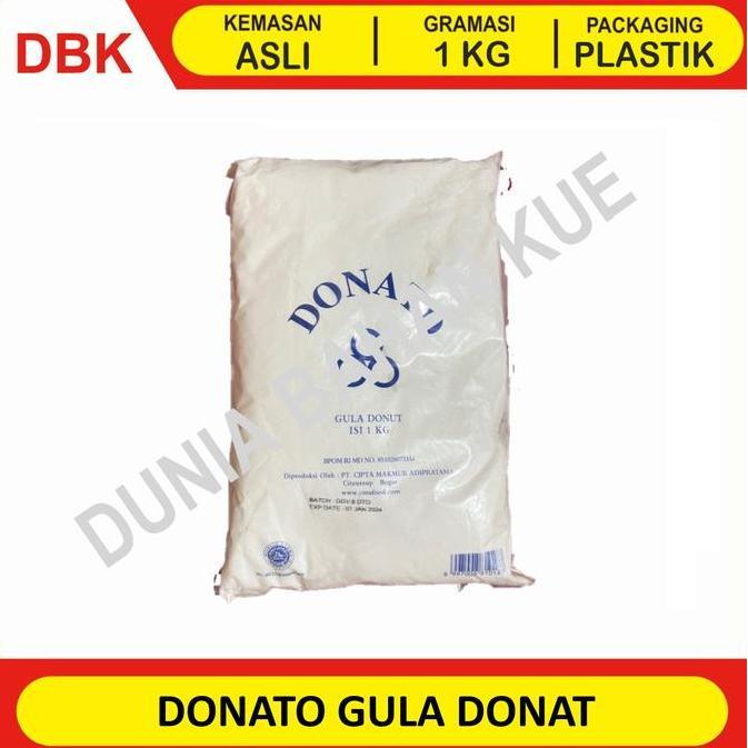 Lezat- Donato Gula Donat 1 Kg / Gula Dingin / Gula Tepung / Gula Halus