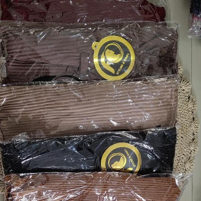 Thegirlrelig- Dewisa Shop- Hijab Monic Kerut Mukena Jersey Barbara Original Fo Hijab Dewasa Kerudung