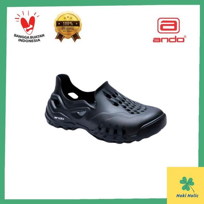 Ando Maestro Slip On Karet Pria 40-44 - Sepatu  Slip On Ando Original
