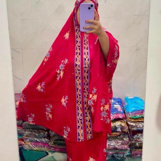 Promo MUKENAH BATIK SUNAN ORIGINAL - ALL SIZE   Masuk Dewasa & Jumbo Diskon