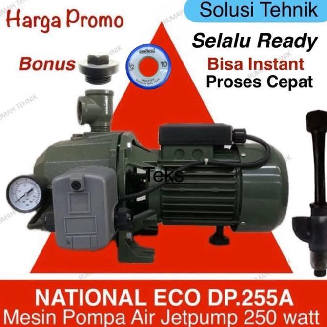 Pompa air Jet Pump National Eco Dp 255 pompa sumur dalam ITALY SNI