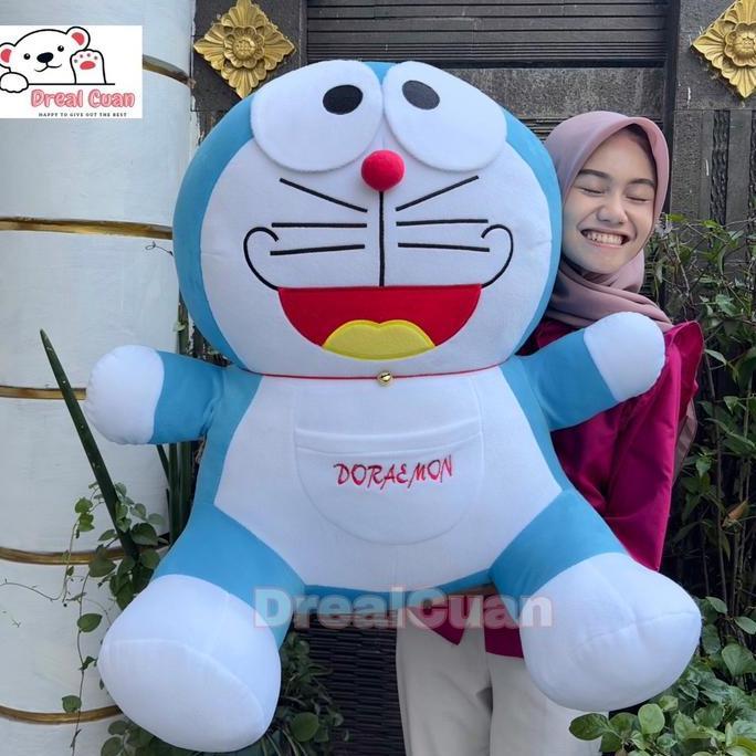 Boneka Karakter Doraemon Kucing Super Jumbo Dolls Set Hadiah Beraneka warna Mainan Anak boneka istan