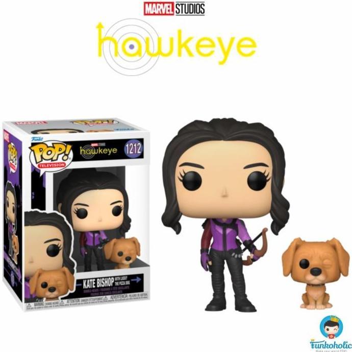 Funko Marvel Hawkeye - Kate Bishop with Lucky the Pizza Dog #1212