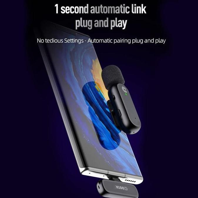 Campic- Costa True Dual Tx Wireless Microphone Lavalier Clip On Monitoring Mikrofon