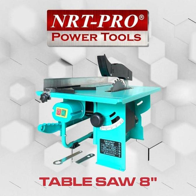 Ready stock] Table Saw Nrt Pro 8" Table Saw NRT 8inch Mesin Gergaji Listrik Duduk
