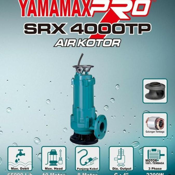 #####] Pompa Celup Yamamax SRX 4000 TP / Pompa Celup Air Kotor 4 inch YAMAMAX