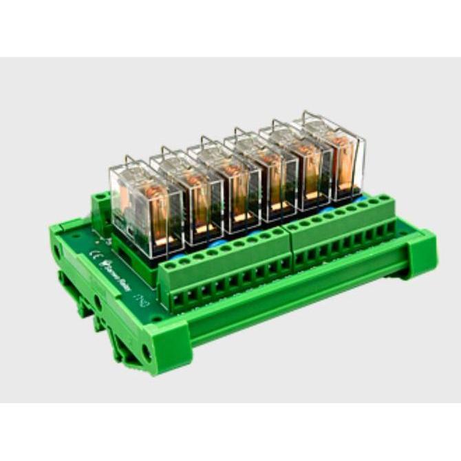 6 Channel Omron Plc Control Panel Relay Module G2R-1-E 24V Dc Pnp Pa37 Best Seller