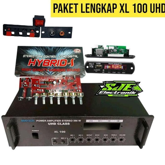 BOX XL 100 USB LENGKAT TONE CONTROL + MP3 BLUTOH Amplifier TERBARU