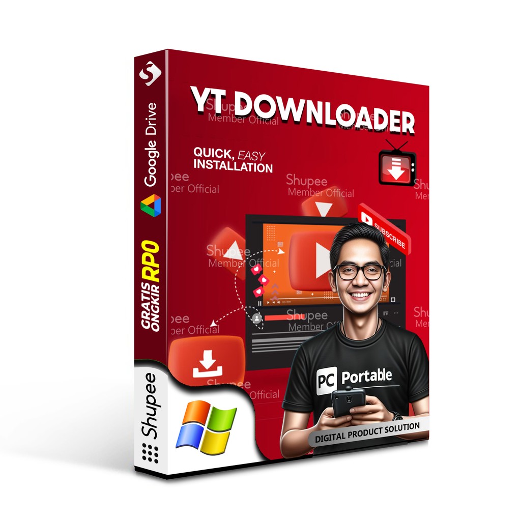 YT Downloader | Software unduhan Ytube | Lengkap + Portable