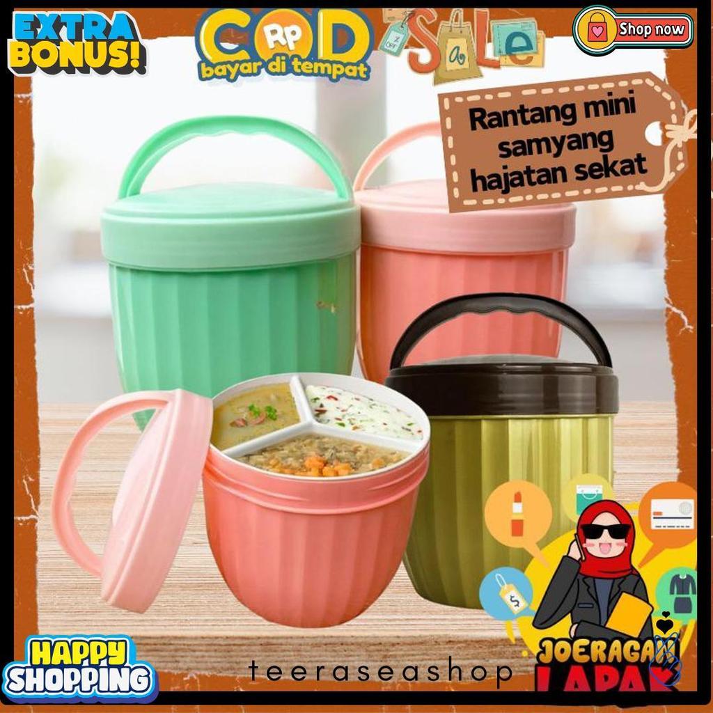 (Joeragan Lapak) Rantang Samyang - Wadah Tempat Makanan Hajatan Sekat Samir Berkatan Nasi Lauk Bekal