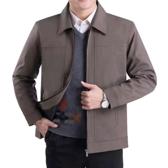 jaket formal pria / jaket kantor pria/jasket santri bahan dril ada ukuran jumbo
