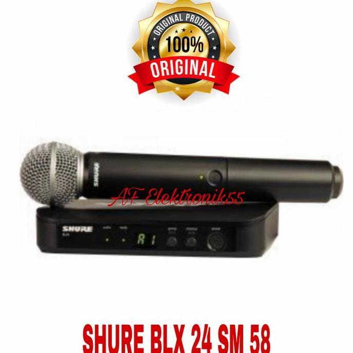 Mic Wireles SHURE BLX 24 SM 58 Original
