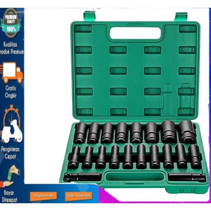 Promo Mata Kunci Shock Impact Wrench - mata shock 20 pcs mata impact panjang Diskon