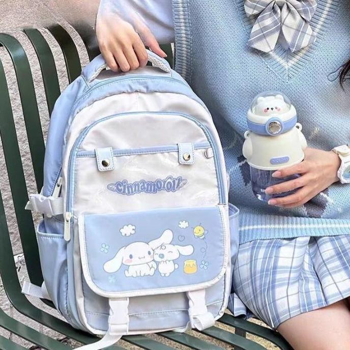 Tas Sekolah Import Cinnamoroll / Tas Import Sanrio / Ransel Cinnamoroll / Tas Sekolah Cinnamoroll / 