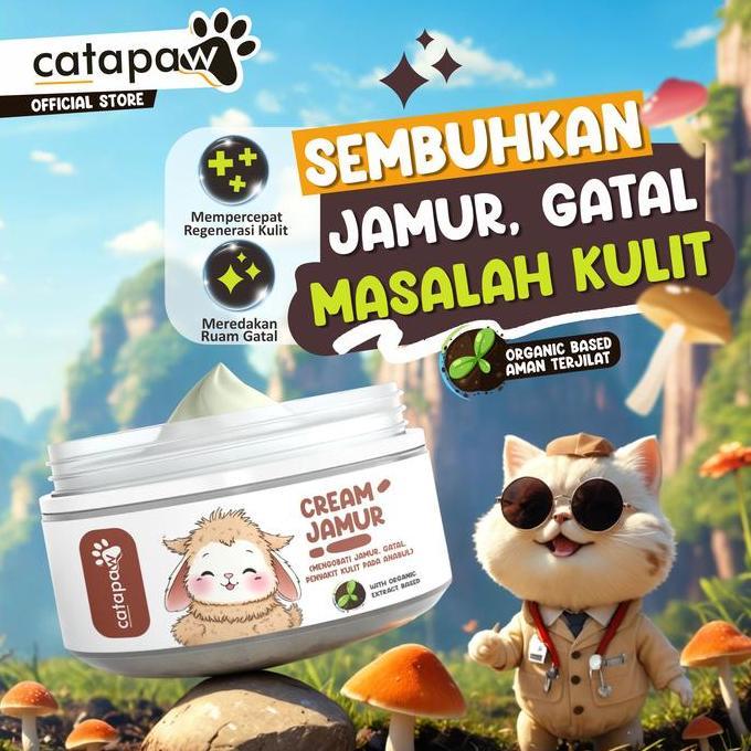 CATAPAW Salep Obat Jamur Kucing Anjing Gatal Gudik Koreng