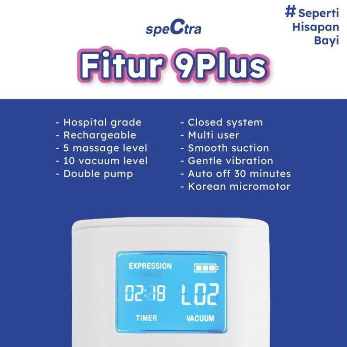 Breast Pump Spectra 9 Plus Advanced Dual Pump