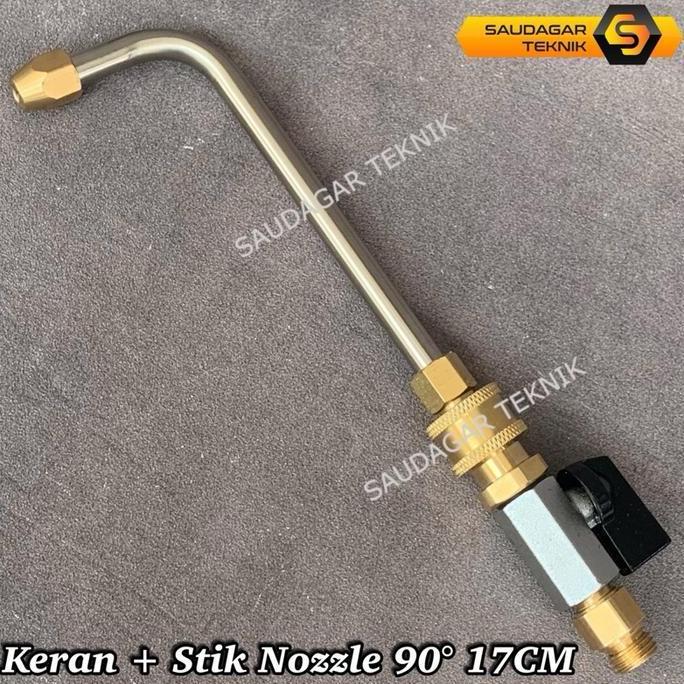 Xytic- Keran + Stik Nozzle Quick Release Cuci Ac Kolong Mobil Stop Keran Selang Mesin Steam Jet Clea